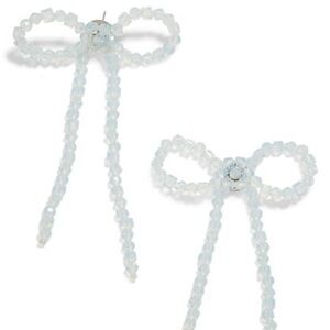 Baublebar Bow Earrings in White